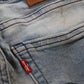 Levi's 519 Red Tab W28 L30 Slim Straight Blue Denim Jeans