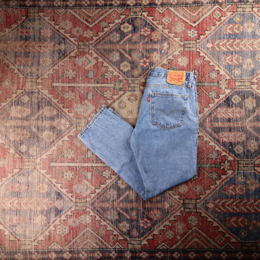 Levi's 541 Red Tab W34 L29 Tapered Leg Blue Denim Jeans