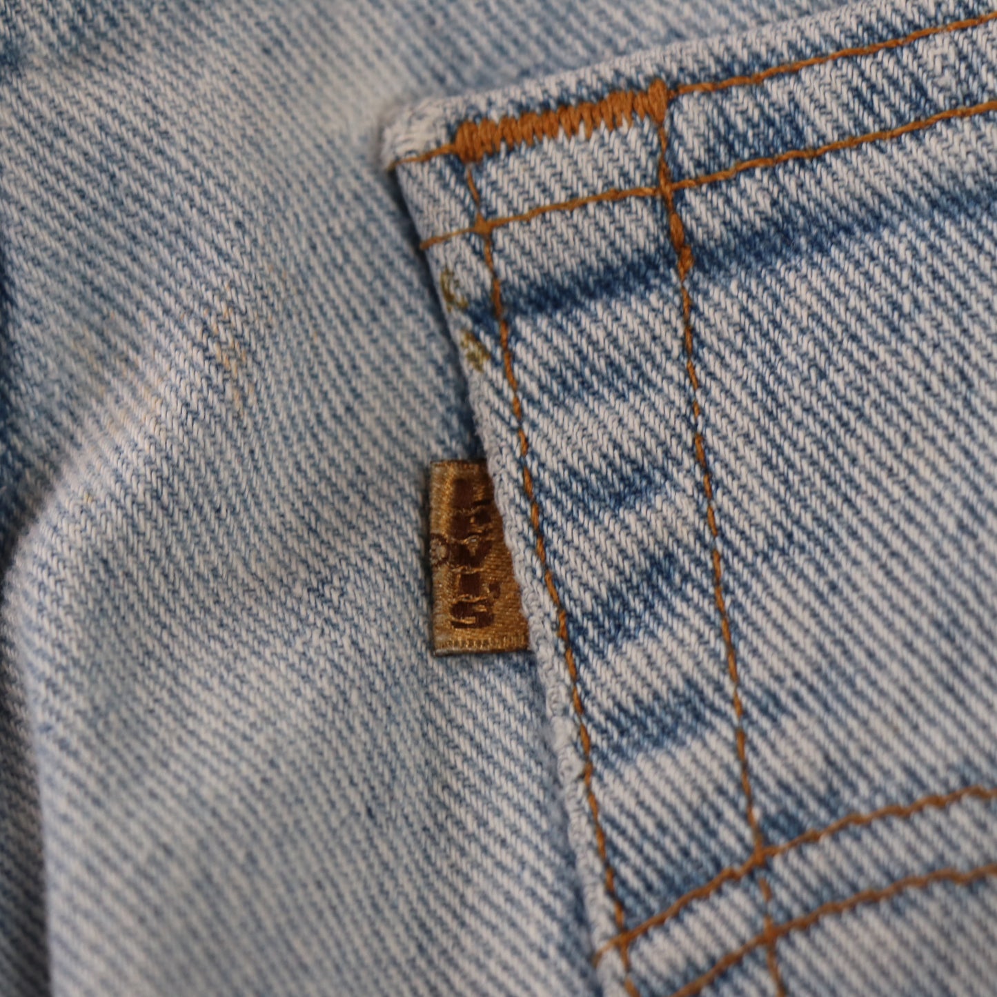 Levi's 540 Orange Tab W34 L29 Relaxed Fit Blue Denim Jeans