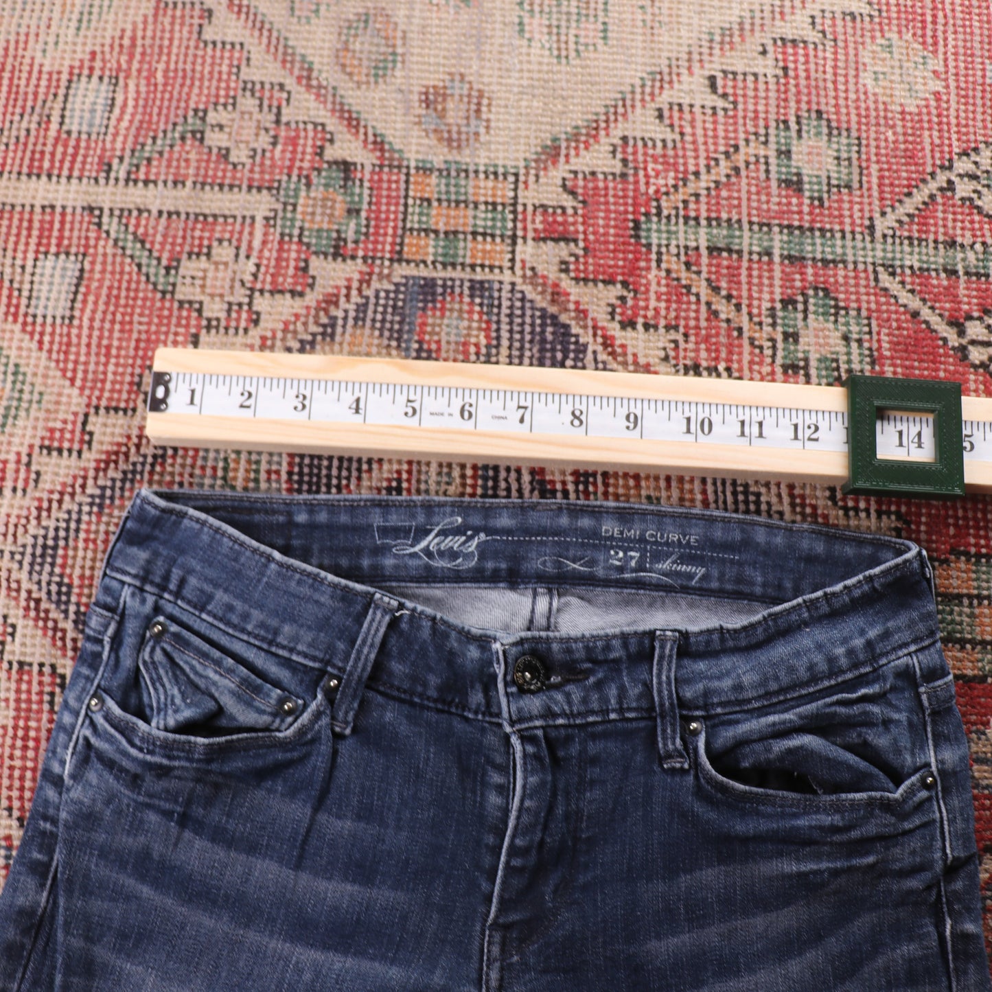 Levi's Black Tab W28 L32 Skinny Blue Denim Jeans