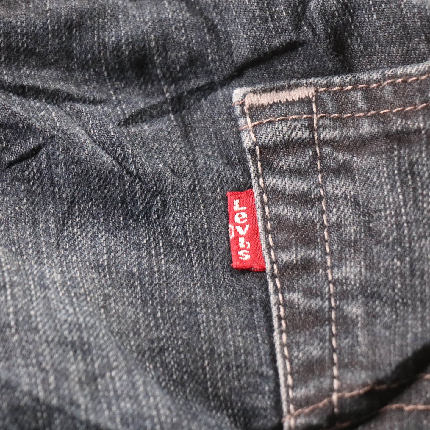 Levi's 505 Red Tab W34 L31 Straight Leg Regular Fit Blue Denim Jeans
