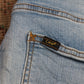 Lee W34 L28 Straight Leg Slim Fit Blue Denim Jeans
