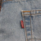 Levi's 505 W34 L33 Straight Leg Regular Fit Blue Denim Jeans