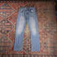 Lee W24 L28 Skinny Classic Ripped Style Blue Denim Jeans