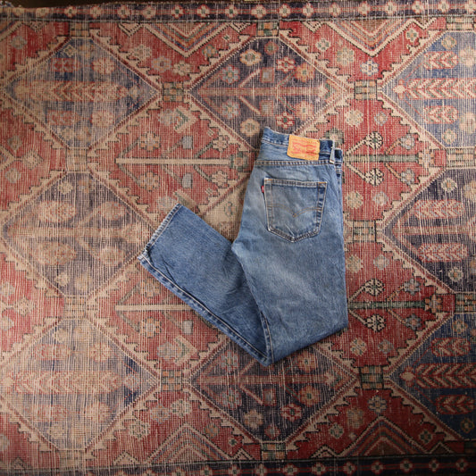 Levi's 501 Red Tab W30 L30 Original Fit Blue Denim Jeans