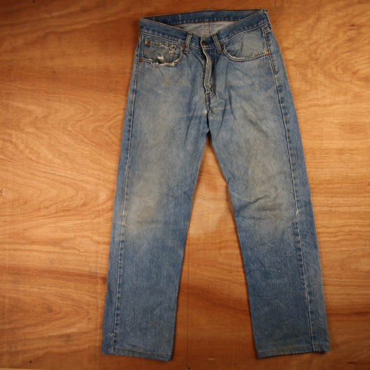 Levi's Red Tab W30 L29 Bootcut Blue Denim Jeans
