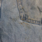 Wrangler W32 L30 Straight Leg Relaxed Fit Classic Ripped Style Blue Denim Jeans