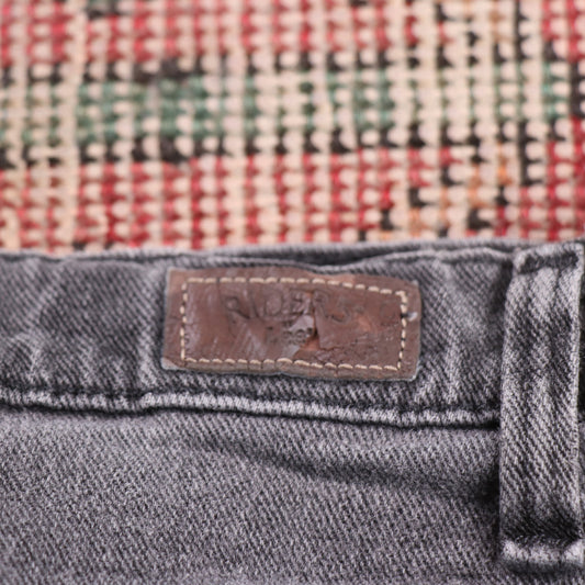 Lee W30 L28 Straight Leg Relaxed Fit Black Denim Jeans