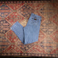 Wrangler W38 L33 Straight Leg Relaxed Fit Blue Denim Jeans