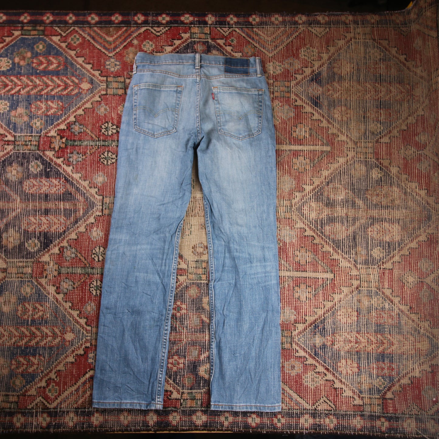 Levi's W30 L29 Straight Leg Blue Denim Jeans