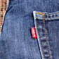 Levi's 541 W38 L28 Tapered Leg Classic Ripped style Blue Denim Jeans