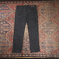 Levi's W34 L29 Straight Leg Black Denim Jeans