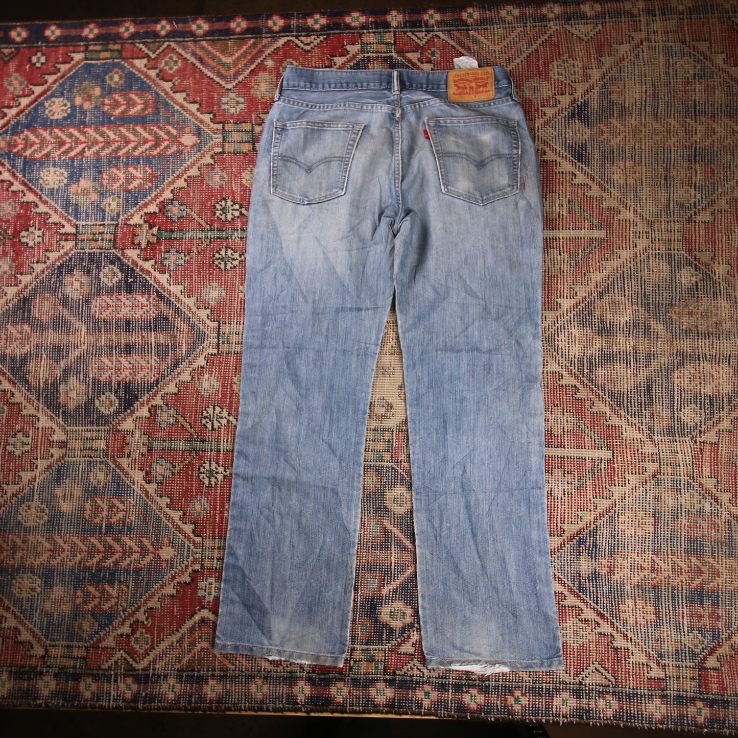 Levi's 514 W32 L29 Straight Leg Blue Denim Jeans