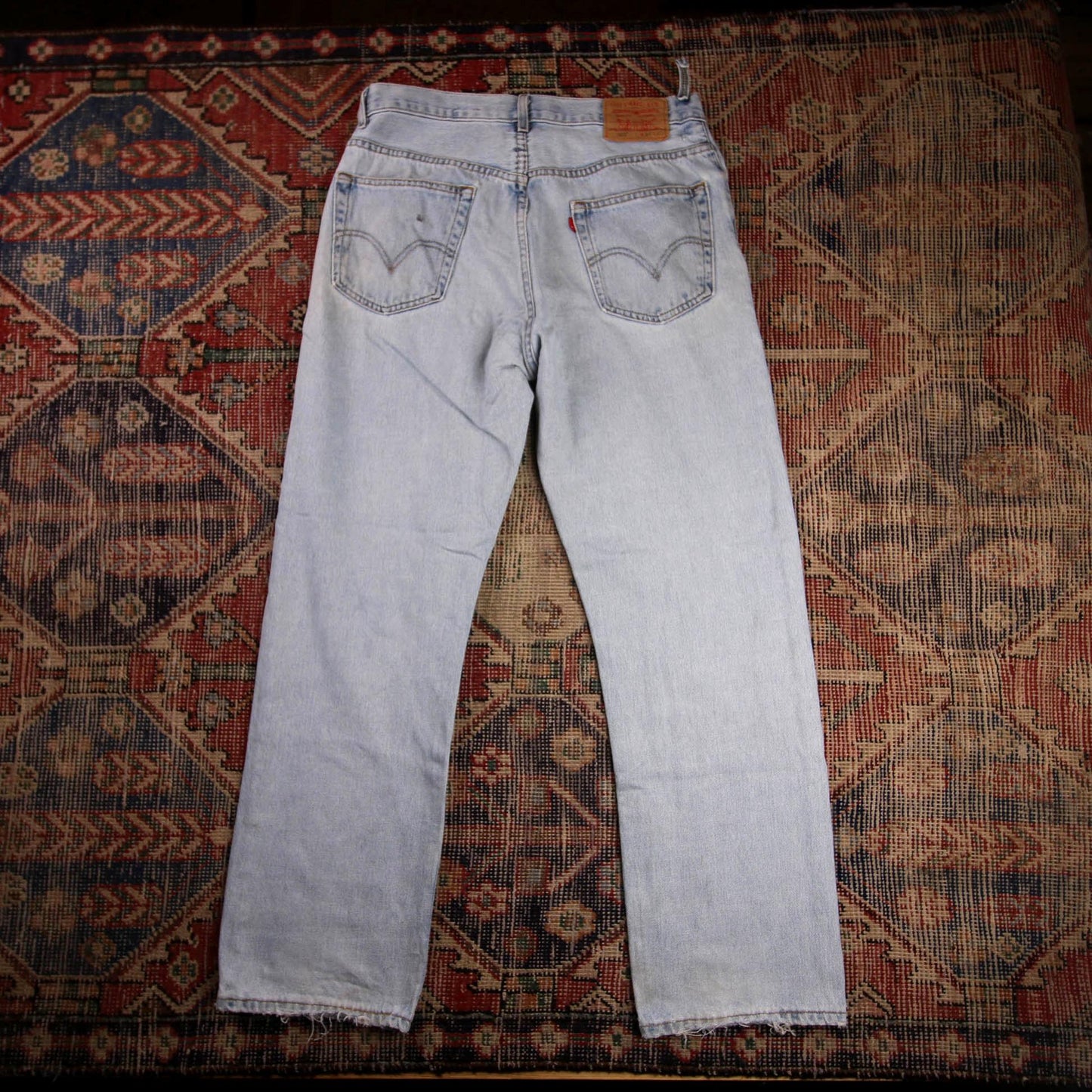 Levi's 505 W32 L29 Straight Leg Regular Fit Blue Denim Jeans