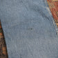 Wrangler W34 L30 Straight Leg Loose Fit Blue Denim Jeans