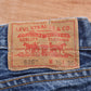 Levi's 505 Red Tab W34 L28 Straight Leg Regular Fit Blue Denim Jeans