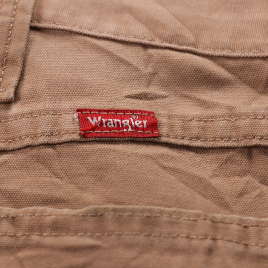 Wrangler W40 L30 Carpenter Beige Cotton Blend Trousers
