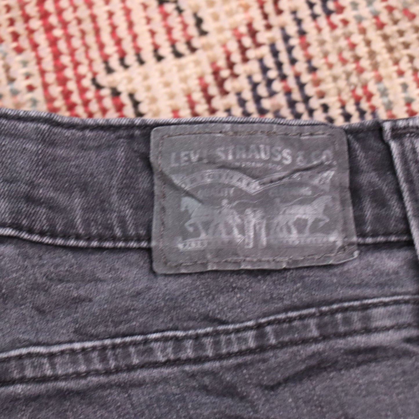 Levi's W32 L29 Skinny Black Denim Jeans