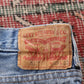 Levi's 517 Red Tab W28 L30 Bootcut Slim Fit Blue Denim Jeans