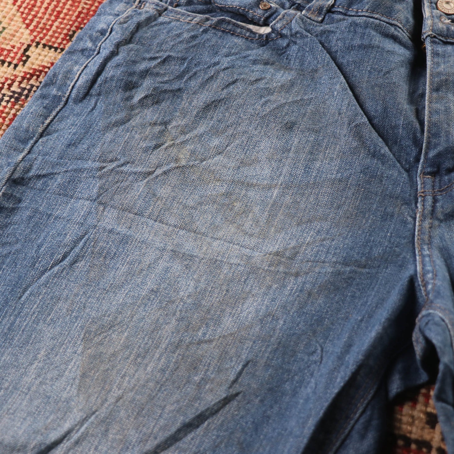 Levi's 301 Red Tab W34 L31 Slim Blue Denim Jeans