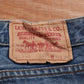 Levi's 513 Red Tab W32 L33 Straight Leg Slim Fit Blue Denim Jeans
