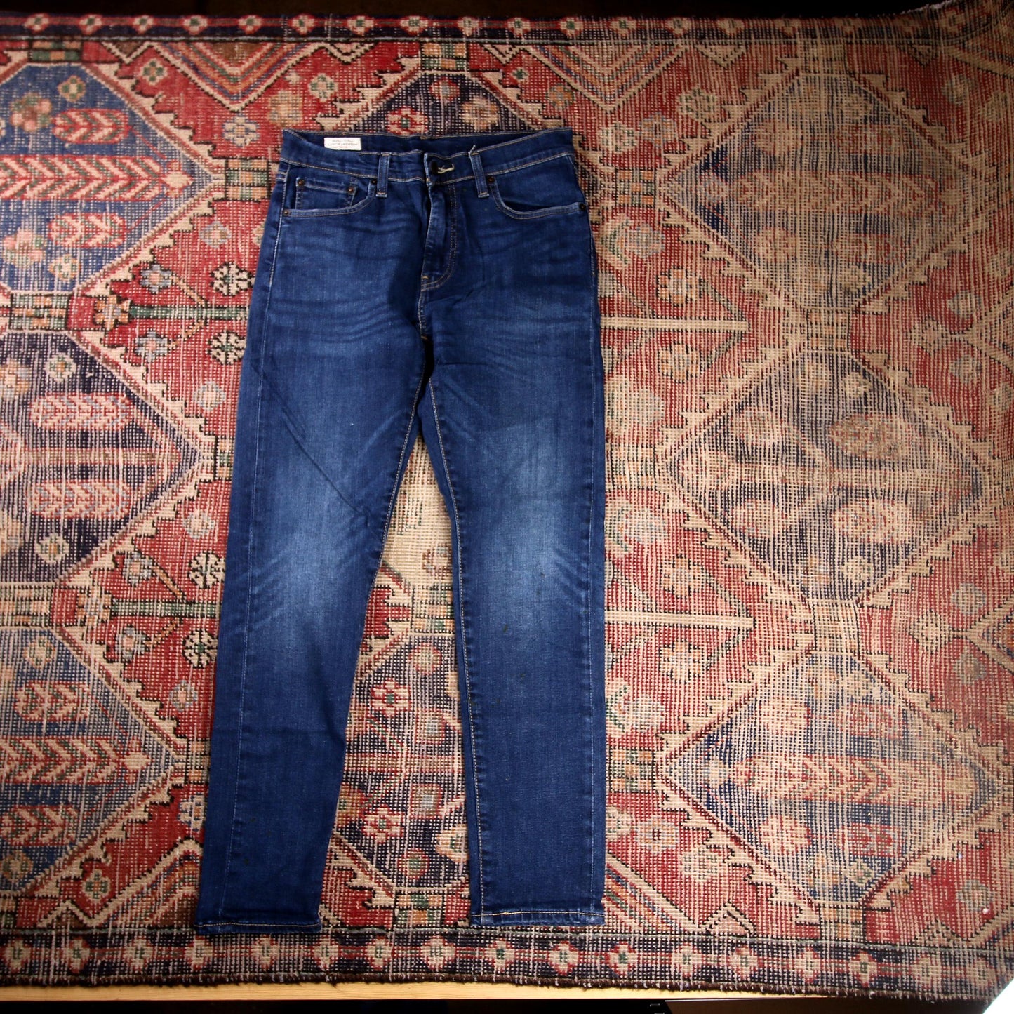 Levi's 512 W28 L28 Tapered Leg Slim Fit Blue Denim Jeans