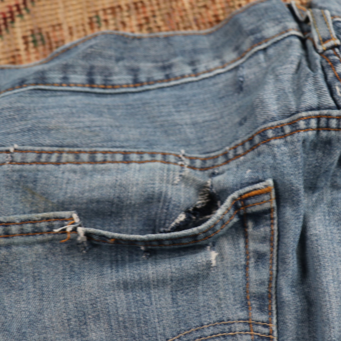 Levi's 569 W36 L28 Straight Leg Loose Fit Blue Denim Jeans