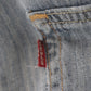 Levi's W34 L28 Straight Leg Classic Ripped Style Blue Denim Jeans