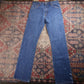 Levi's 517 W32 L36 Bootcut Slim Fit Blue Denim Jeans