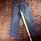 Wrangler W38 L29 Straight Blue Denim Jeans