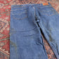 Levi's 505 W40 L33 Straight Leg Regular Fit Blue Denim Jeans