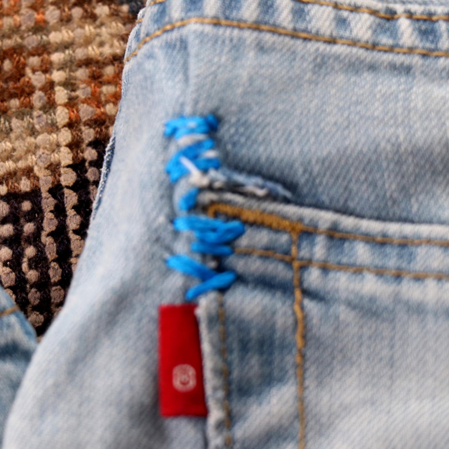 Levi's 559 W36 L31 Straight Leg Relaxed Fit Blue Denim Jeans