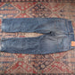 Levi's 505 W36 L30 Straight Leg Regular Fit Blue Denim Jeans