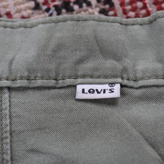 Levi's W30 L28 Relaxed Green Denim Trousers