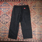 Dickies Double Knee W34 L25 Cargo Trousers Black Cotton Blend Trousers