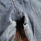 Lee W34 L30 Straight Leg Loose Fit Blue Denim Jeans