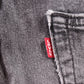 Levi's 505 Red Tab W30 L28 Straight Leg Regular Fit Grey Denim Jeans
