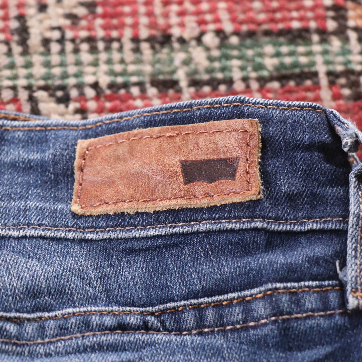 Levi's 337 Red Tab W32 L32 Slim Skinny Blue Denim Jeans