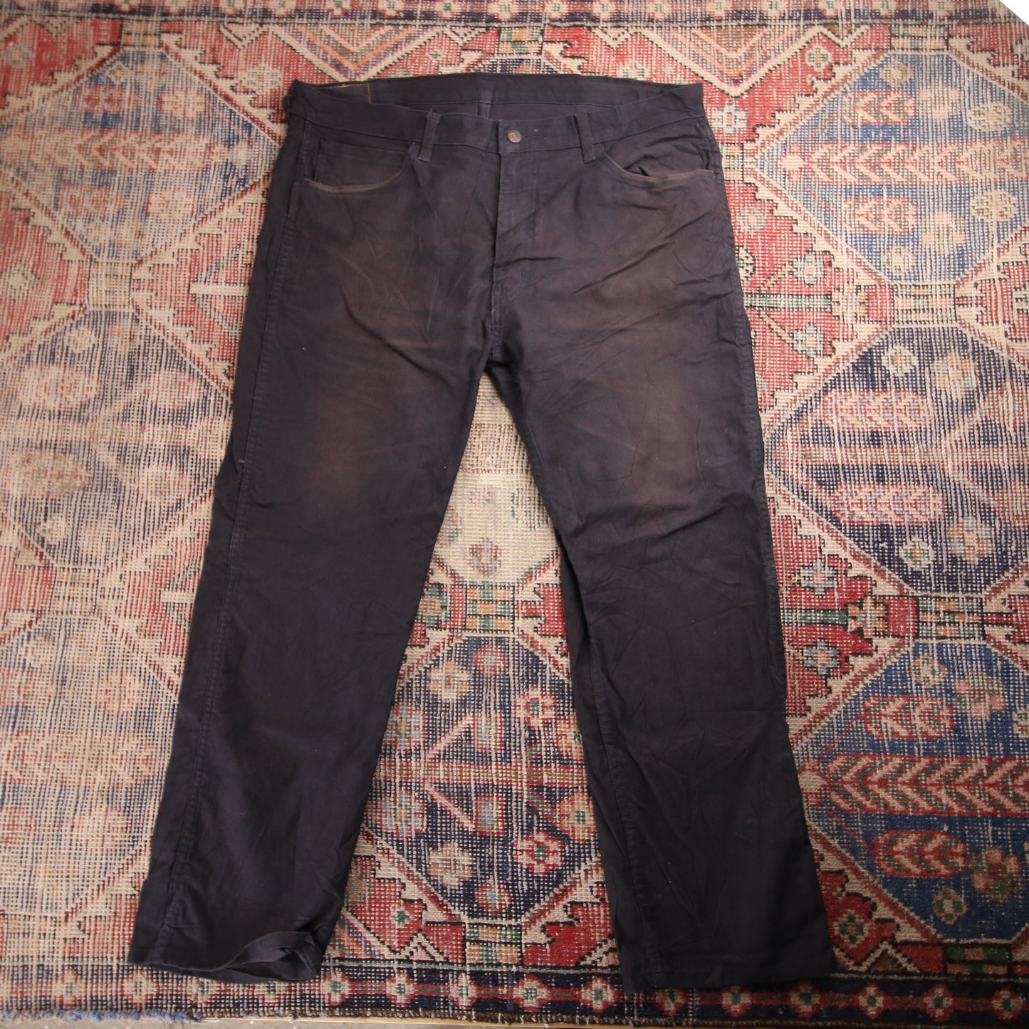 Levi's Workwear W40 L28 Straight Leg Black Denim Jeans