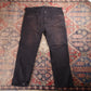Levi's Workwear W40 L28 Straight Leg Black Denim Jeans