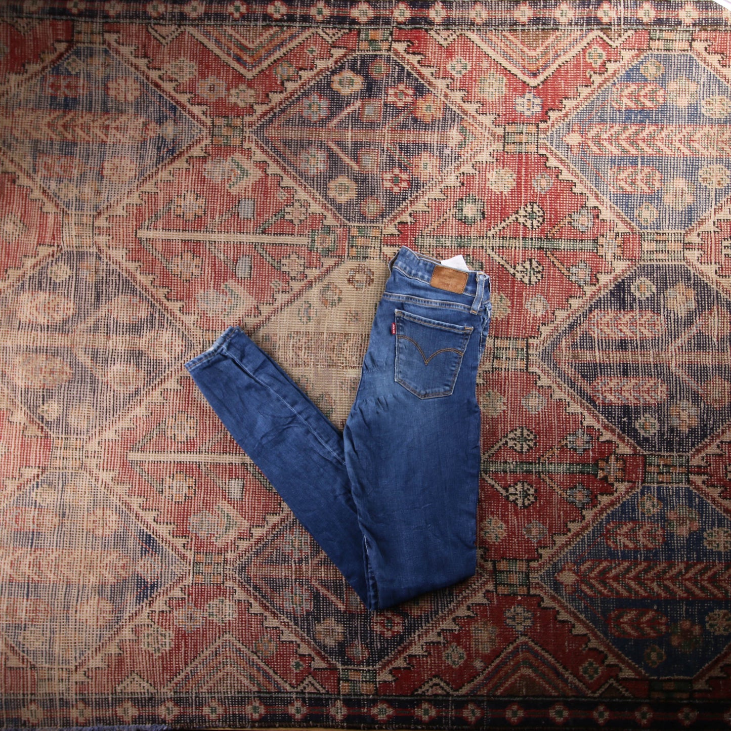 Levi's 514 Red Tab W30 L30 Straight Leg Blue Denim Jeans