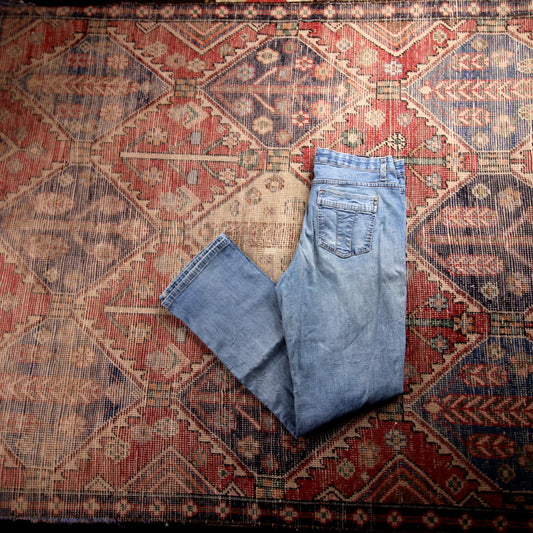 Lee W30 L30 Straight Leg Blue Denim Jeans
