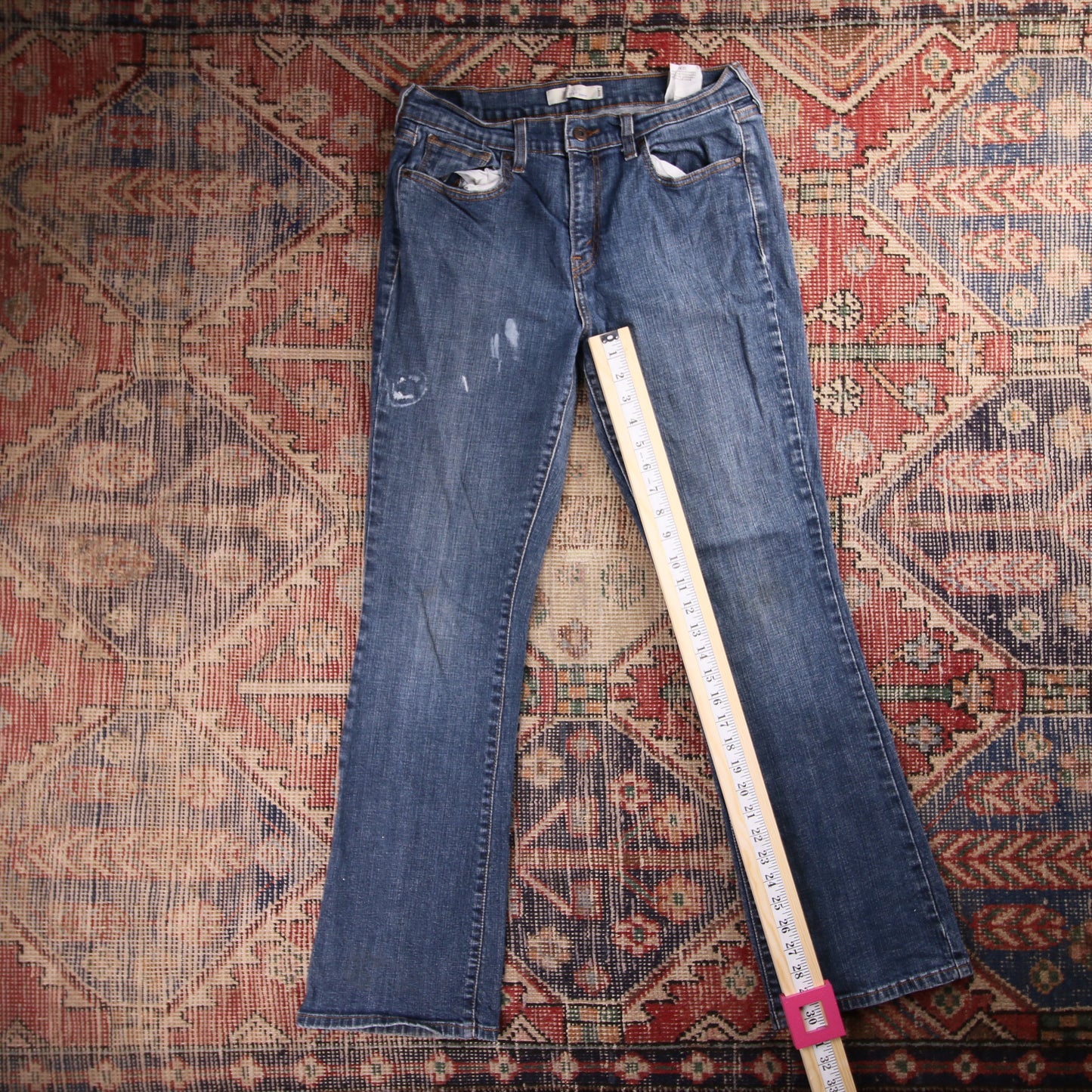 Levi's W30 L30 Bootcut Blue Denim Jeans