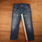 Levi's 539 Red Tab W34 L29 Straight Leg Blue Denim Jeans