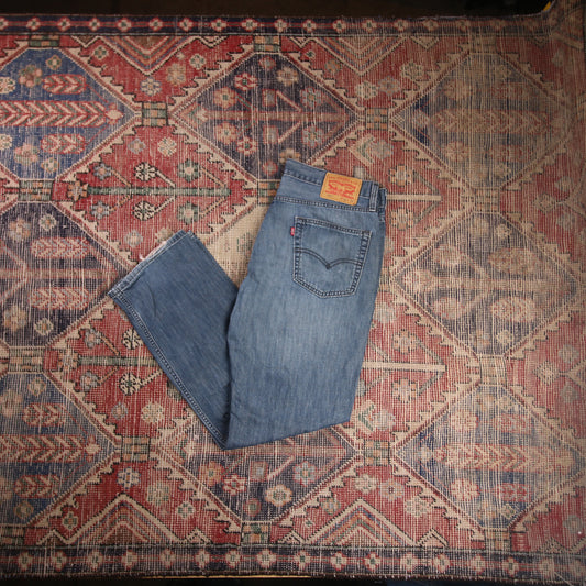 Levi's 514 W34 L29 Straight Leg Blue Denim Jeans