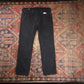 Levi's W34 L29 Straight Leg Black Denim Jeans