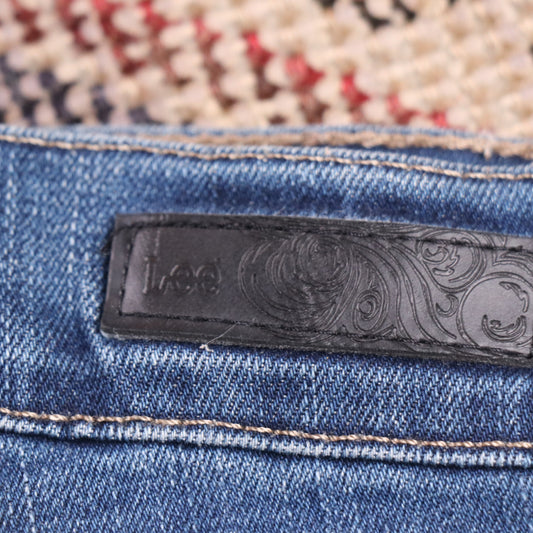 Lee W30 L30 Straight Leg Blue Denim Jeans