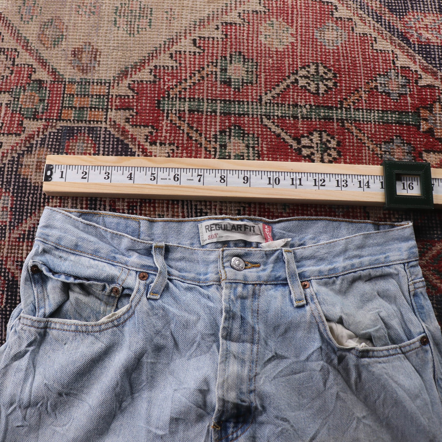 Levi's 510 Red Tab W32 L29 Skinny Blue Denim Jeans