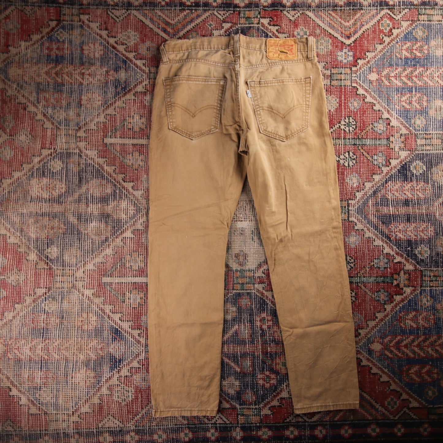 Levi's W32 L29 Slim Beige Denim Jeans