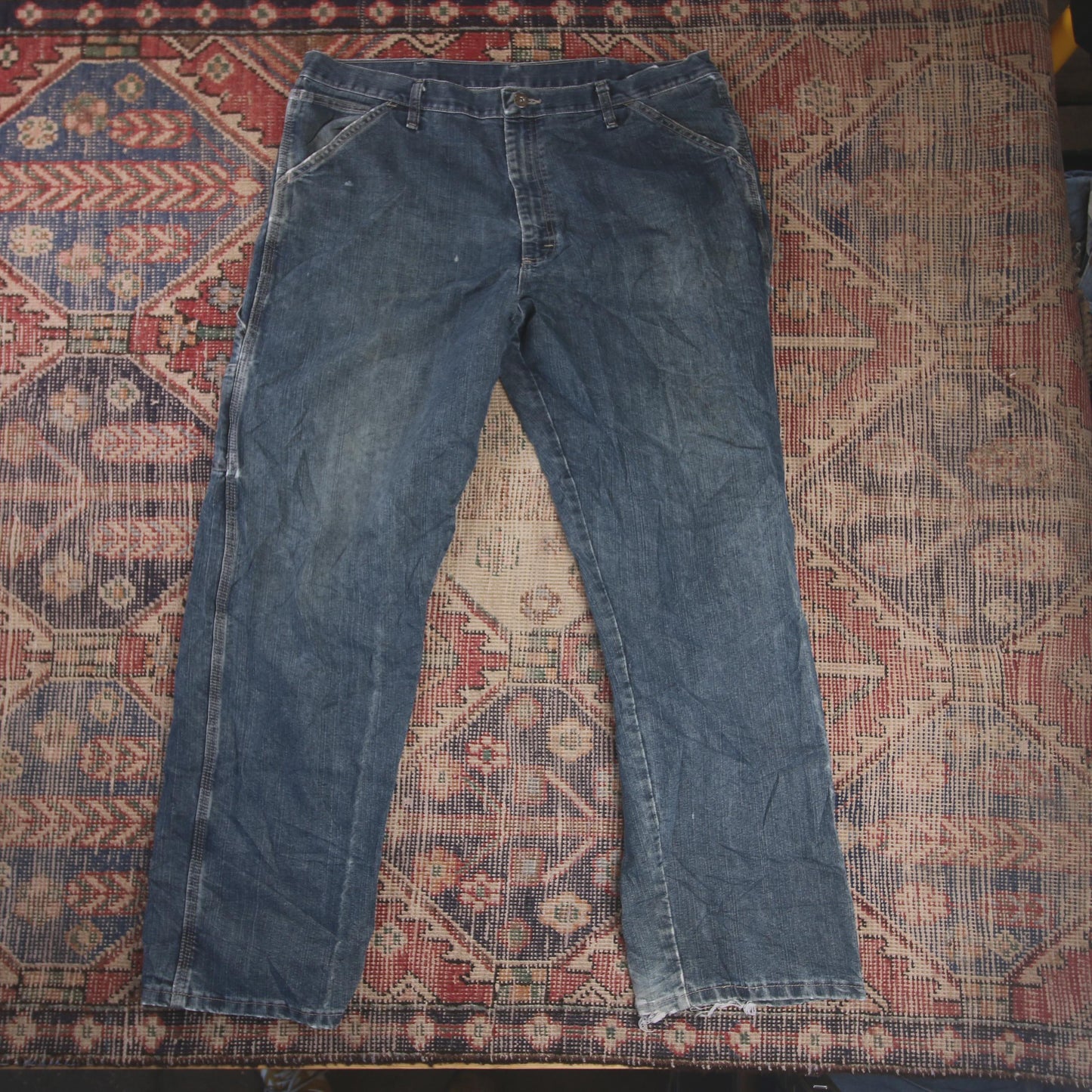 Wrangler W38 L31 Carpenter Blue Denim Jeans